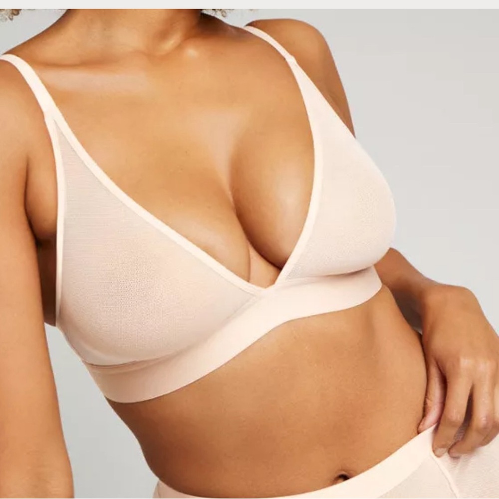Peach Triangle Sieve Bra Size 3 (Discontinued)